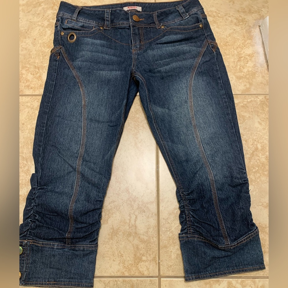 XOXO Dark Blue Ankle Jeans